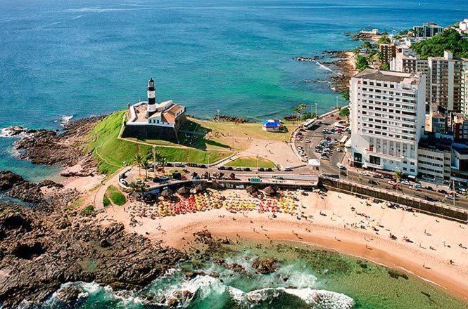 Flat Luxo Bem Localizado No Bairro Da Barra Salvador Apartman Kültér fotó