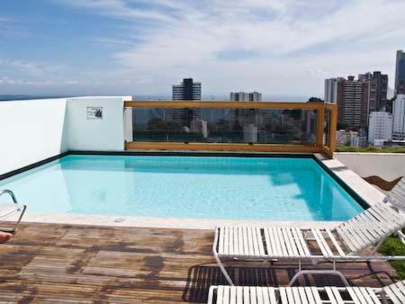 Flat Luxo Bem Localizado No Bairro Da Barra Salvador Apartman Kültér fotó
