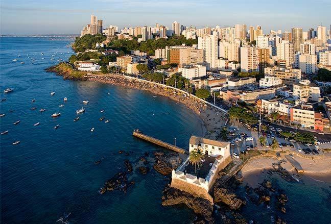 Flat Luxo Bem Localizado No Bairro Da Barra Salvador Apartman Kültér fotó